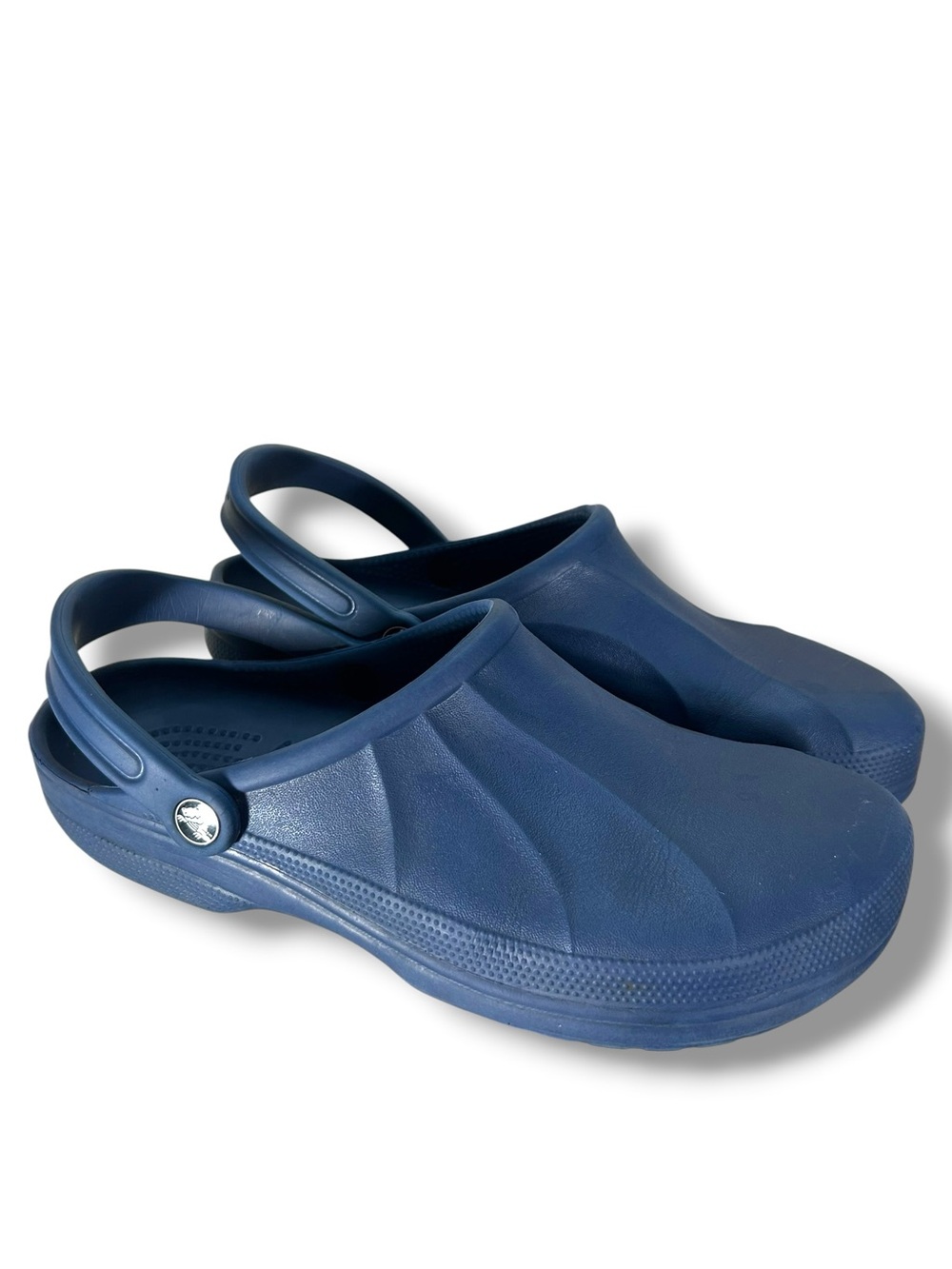 Men’s Crocs Classic Navy Blue Slip On Clogs Size 12